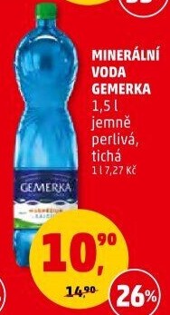Minerální voda Gemerka