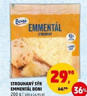 Sýr Ementál strouhaný Boni