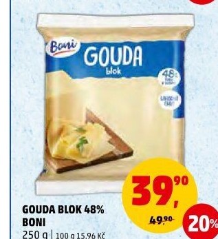 Sýr Gouda 48% Boni