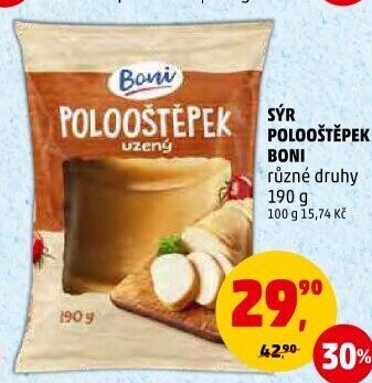 Sýr Polooštěpek Boni