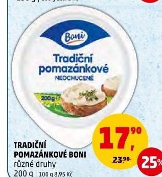 Tradiční pomazánkové Boni