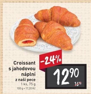Croissant s náplní