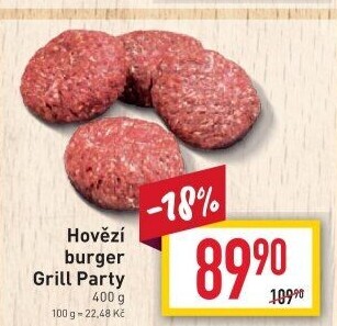 Hovězí hamburger