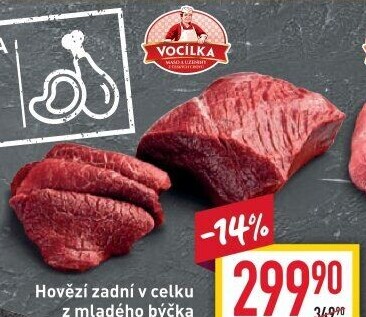 Hovězí zadní Vocílka