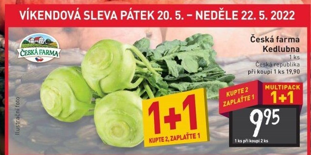 Kedlubna Česká farma