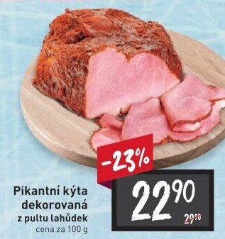 Kýta dekorovaná pikantní