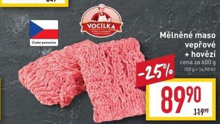 Mleté maso mix Vocílka