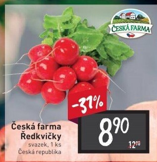 Ředkvičky svazek Česká farma