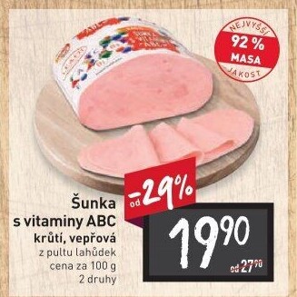 Šunka krůtí prsní s vitamíny ABC+ nejvyšší jakosti LE&amp