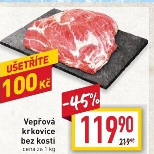 Vepřová krkovice bez kosti
