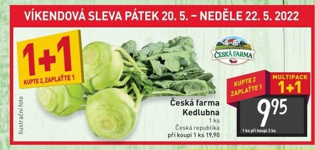 Kedlubna Česká farma