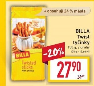 Tyčinky Twist Billa