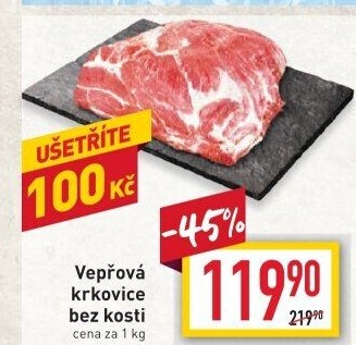 Vepřová krkovice bez kosti