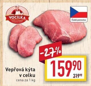 Vepřová kýta Vocílka