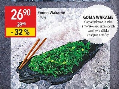 Mořské řasy Goma Wakame
