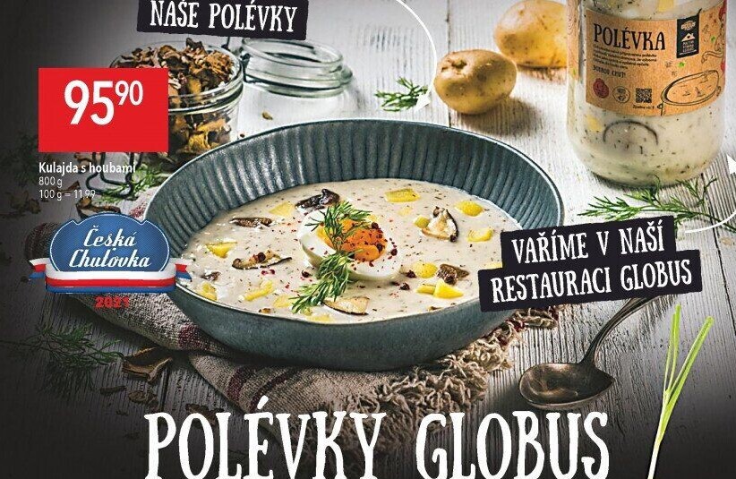 Polévka kulajda Globus