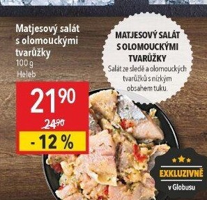 Salát matjesový s olomouckými tvarůžky