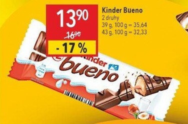 Tyčinka Bueno Kinder