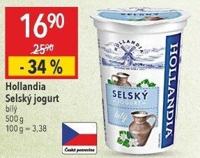Bílý jogurt selský Hollandia