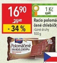 Chlebíčky polomáčené Racio
