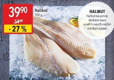 Halibut filety