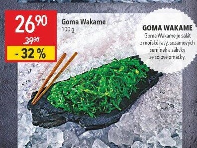 Mořské řasy Goma Wakame