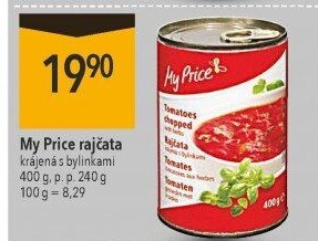 Rajčata krájená My Price