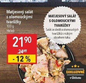 Salát matjesový s olomouckými tvarůžky
