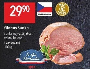 Šunka nejvyšší jakosti Globus