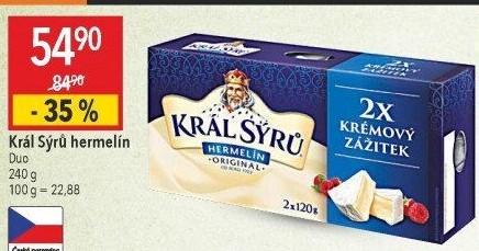 Sýr Hermelín Král sýrů