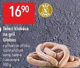 Telecí klobása na gril Globus