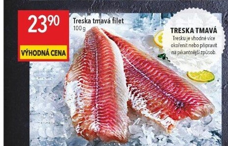 Treska tmavá filety