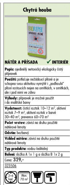 Chytrá houba proti plísním BioRepel