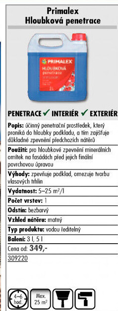 Hloubková penetrace Primalex