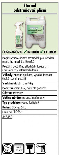 Odstraňovač plísní Eternal