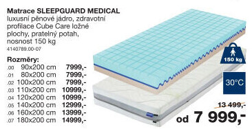 Matrace Sleepguard Medical