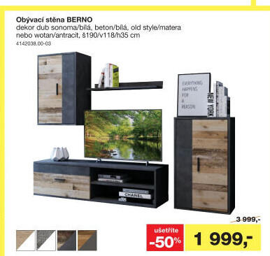 Obývací stěna Berno