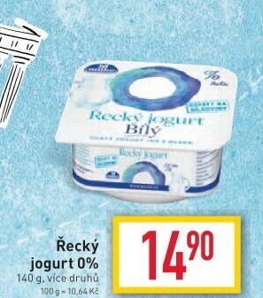 Bílý jogurt řecký 0% Milko