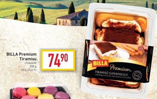 Dezert tiramisu Premium Billa