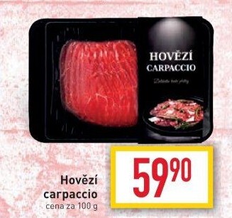 Hovězí carpaccio