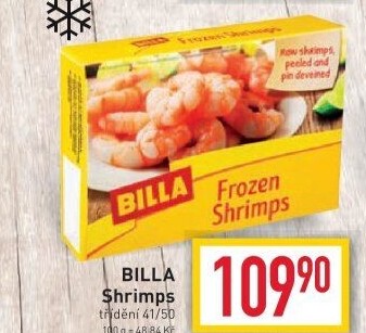 Krevety mražené Billa