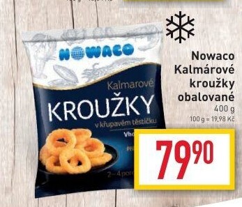Kroužky kalamárové mražené Nowaco