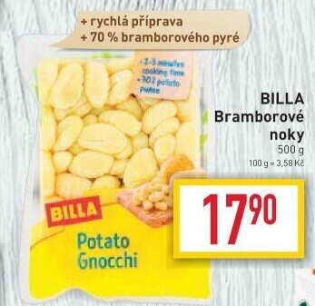Noky bramborové Billa