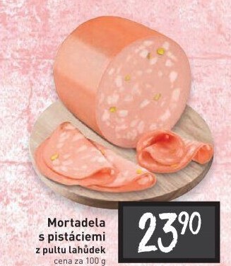 Salám Mortadella s pistáciemi