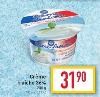 Smetana zakysaná Créme Fraiche Bohemilk