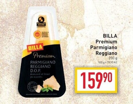 Sýr Parmigiano Reggiano Premium Billa