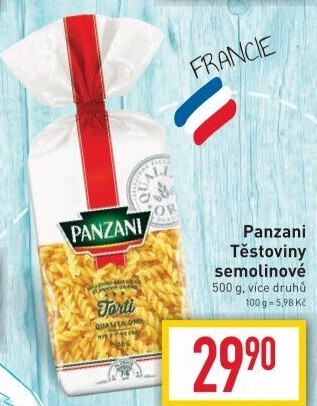 Těstoviny Panzani