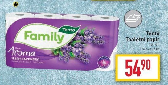 Toaletní papír 2vrstvý Family Tento