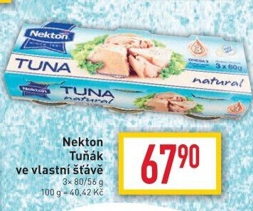 Tuňák ve vlastní šťávě Nekton