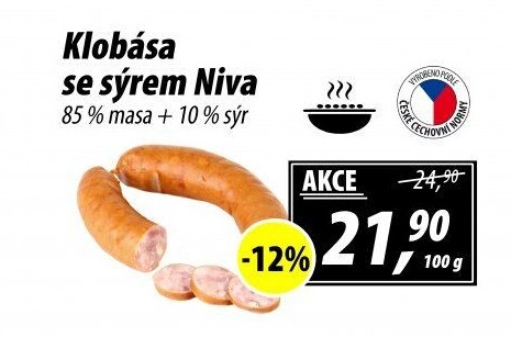 Klobása s nivou